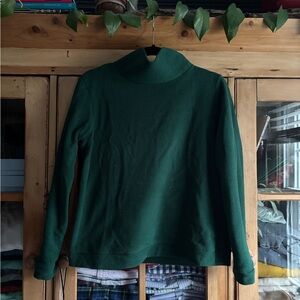 Dudley Stephens Forest Green Turtleneck Sweater